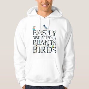 Veste À Capuche Drôle facilement distrait par les plantes et les o
