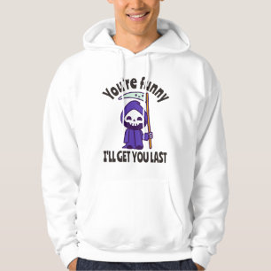Veste À Capuche Drôle Grim Reaper Squelette Halloween Costume