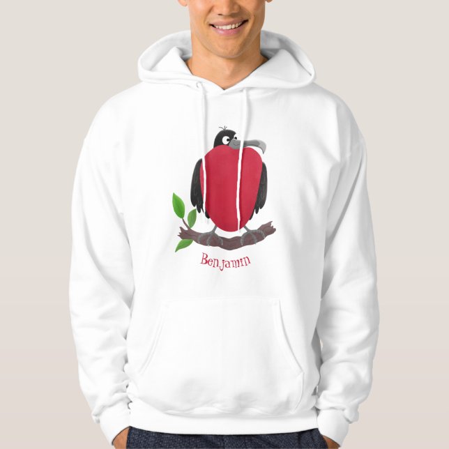Veste À Capuche Drôle magnifique dessin animé de frégate (Devant)