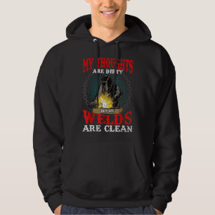 Veste À Capuche Drôle Mes Pensées Sont Sale Mais Mes Murs Sont Pro