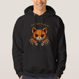 Veste À Capuche Drôle mignon crabe de chat Creature Tee pour Anima
