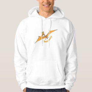 Veste À Capuche Drôle mignon dessin animé de pterodactyle volant o