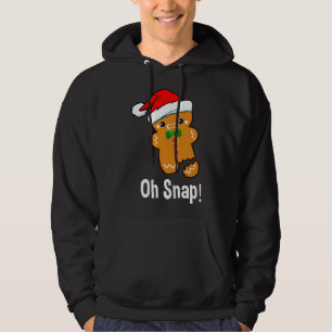 Veste À Capuche Drôle Noël Oh Snap ! Pain d'épices à la cuisson