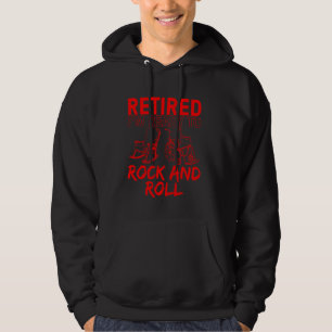 Veste À Capuche Drôle Retraite Hommes Femmes Cool Retraitée Rockin