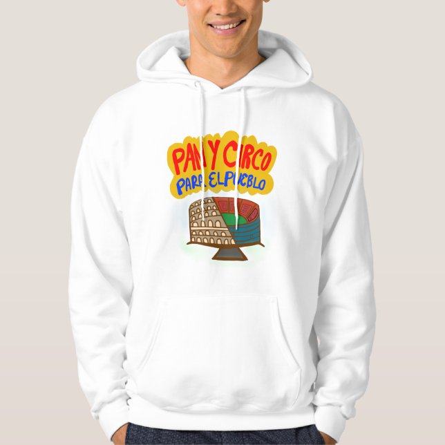 VESTE À CAPUCHE DU PAIN ET DES JEUX POUR LE PEUPLE (Devant)