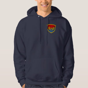 Veste À Capuche Du sud par la Grâce de Dieu (rouge et bleu)