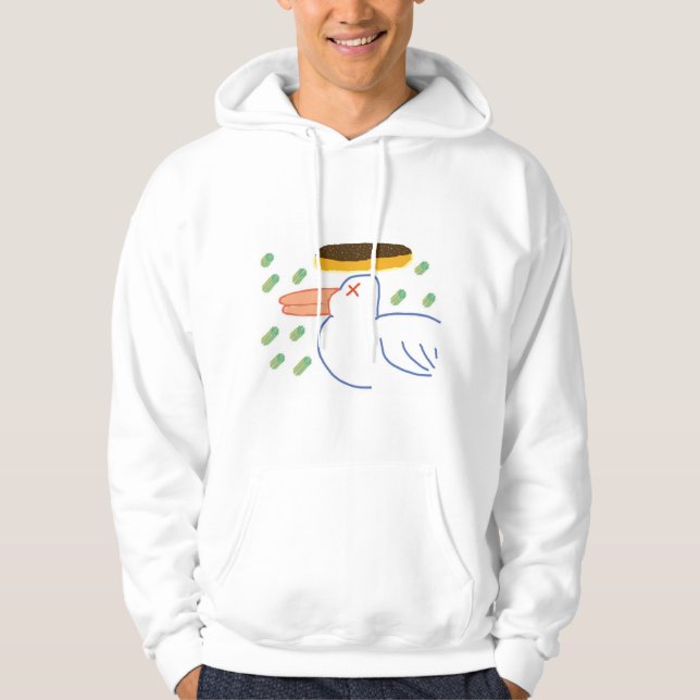 Veste À Capuche Duck & Flying Donut Hoodie (Devant)