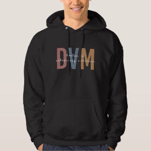 Veste À Capuche DVM Docteur en médecine vétérinaire Cadeaux