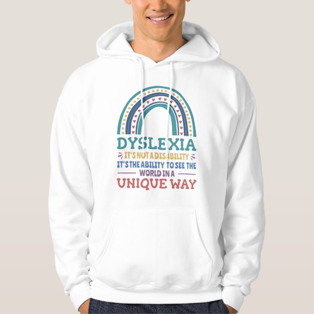 Veste À Capuche Dyslexia (Devant)