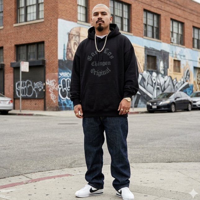 Veste À Capuche East Los Angeles Chingon original (East Los Angeles Original Chingon Hoodie)