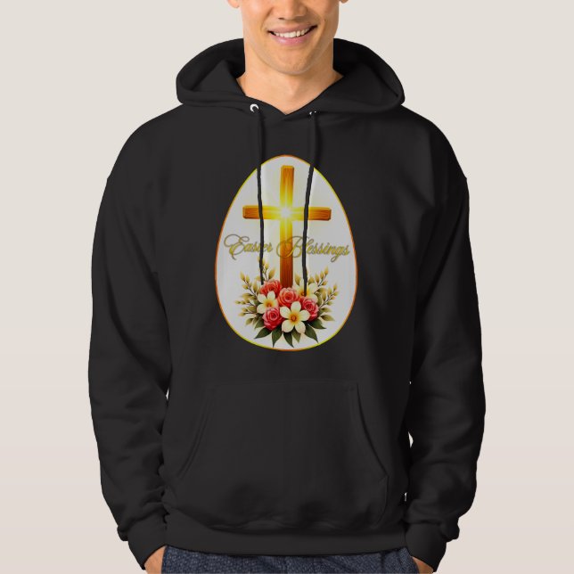 Veste À Capuche Easter Blessings – Christian Faith Art - moletom (Devant)