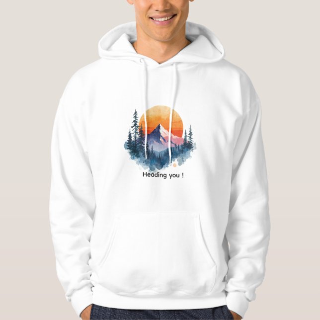 Veste À Capuche Eau-de-vie unique moderne tendance (Devant)