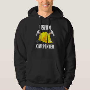 Veste À Capuche Ébéniste Menuisier Américain Syndicaliste Papa