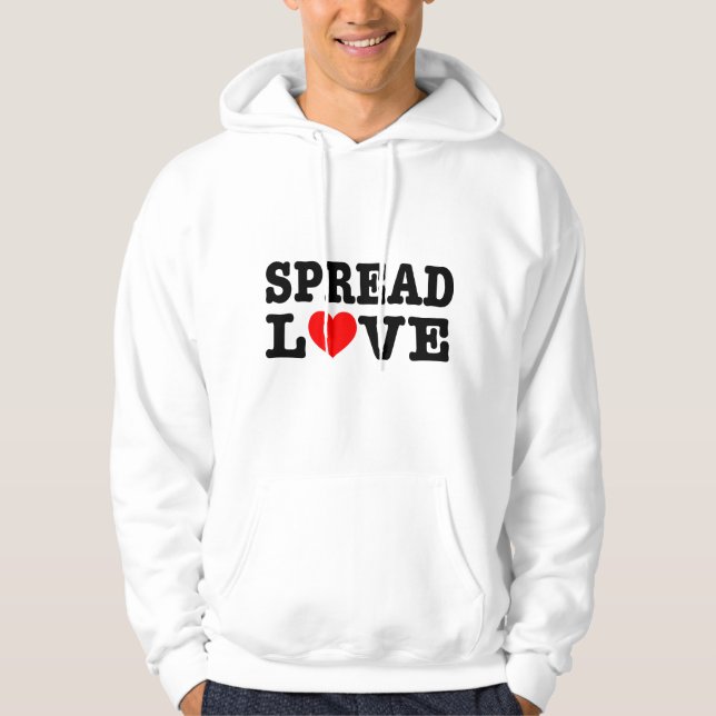 Veste À Capuche Écartez l'amour Hoody (Devant)