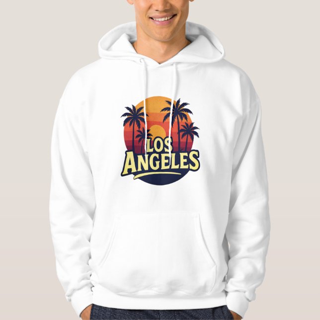 Veste À Capuche Échos urbains de Los Angeles (Devant)