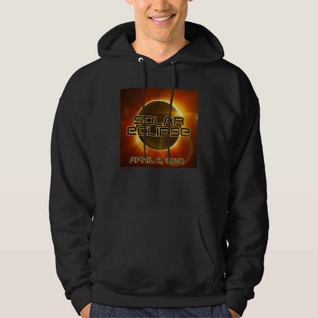 Veste À Capuche Éclipse solaire 8 avril 2024 (Devant)