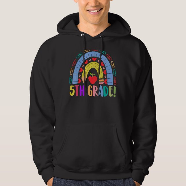 Veste À Capuche École de 5e année de l'escadron Arc-en-ciel (Devant)