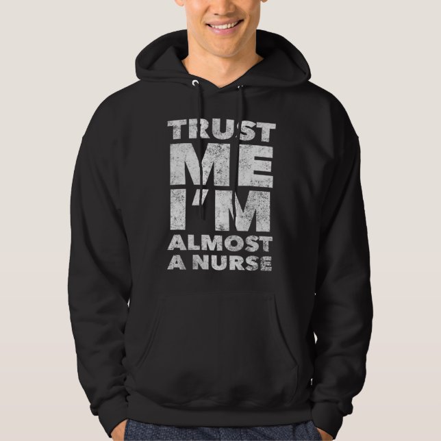 Veste À Capuche École d'infirmières pour étudiants Faites-moi conf (Devant)