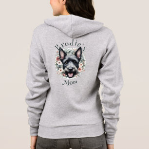 Veste À Capuche Ecosse aquarelle et couronne florale