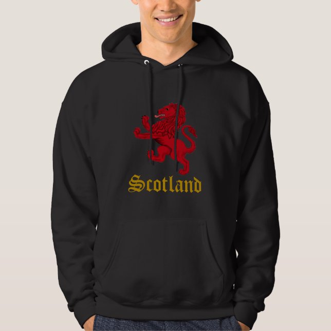 Veste À Capuche Écosse, Lion Rampant (Devant)