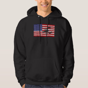 Veste À Capuche écrevisse drapeau américain écrevisse 4 juillet pa