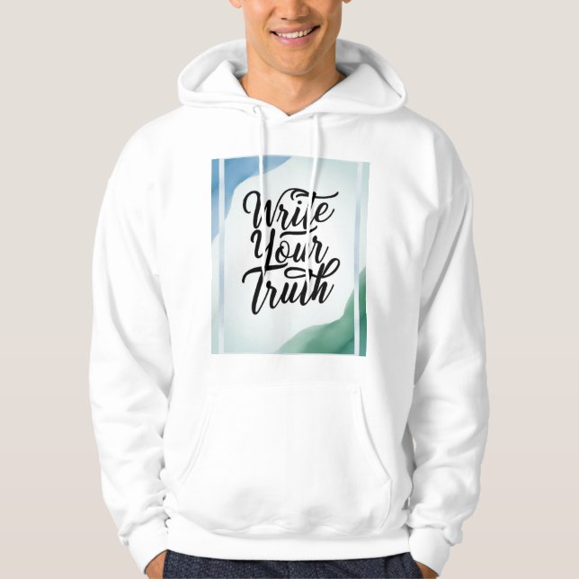 Veste À Capuche Écris ta vérité 2 (Devant)