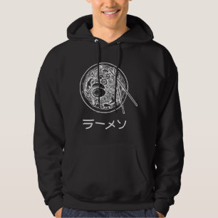 Veste À Capuche Écriture japonaise croquis de ramen nouille hommes