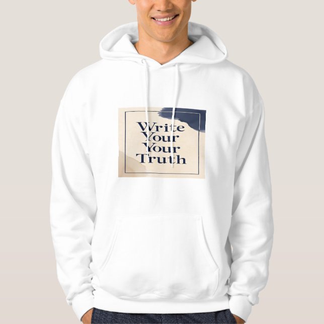 Veste À Capuche Écrivez Votre Vérité (Devant)