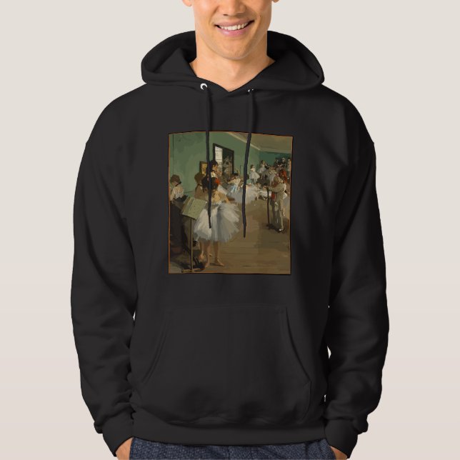 Veste À Capuche Edgar Degas La Classe de danse Ballet Impressionni (Devant)