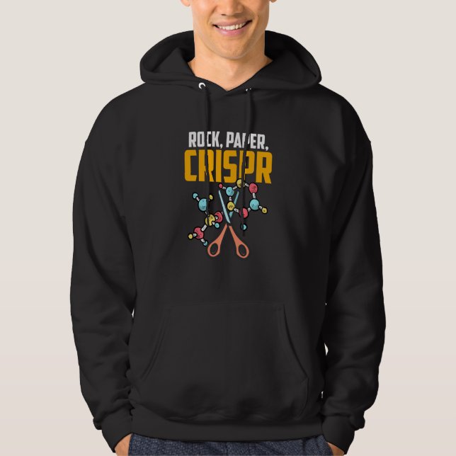 Veste À Capuche Editeur de gènes Crispr Game Rock (Devant)