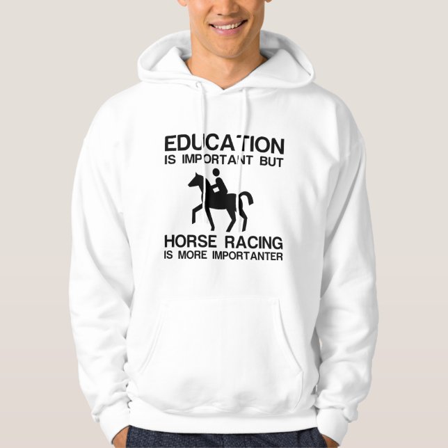 Veste À Capuche Éducation et courses hippiques (Devant)