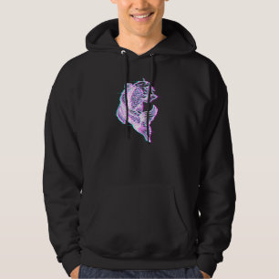 Veste À Capuche Effet Glitch Japonais Koi Poisson 鯉 Vaporwave Aest