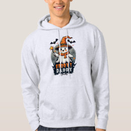 Veste À Capuche Éffrayant papa Halloween Fantôme avec Casquette so