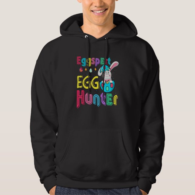 Veste À Capuche Eggspert Oeuf Hunter Joyeux Jour de Pâques (Devant)
