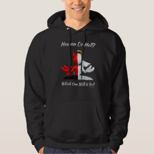 Veste À Capuche Église Religieuse Chrétienne Satan Dieu Ciel Ou He