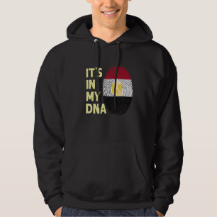 Veste À Capuche Egypte Dans Mon Adn Équipe Drapeau Égyptien Egypte
