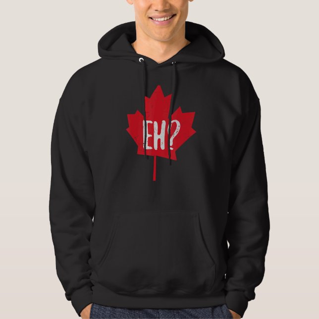 Veste À Capuche Eh Canada Jour Feuille d'érable Eh Équipe canadien (Devant)