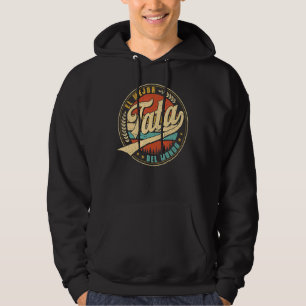Veste À Capuche El Mejor Tata Del Mundo Hommes Décor Vintage Rétro
