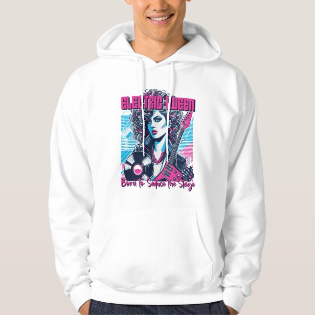 Veste À Capuche Electric Queen - Née pour séduire la Scène (Devant)