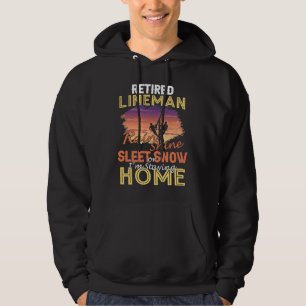 Veste À Capuche Électricien à la retraite pour homme Papa Grand-pè