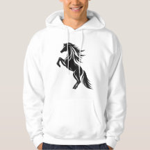 Elégant Cheval d'élevage Silhouette Design