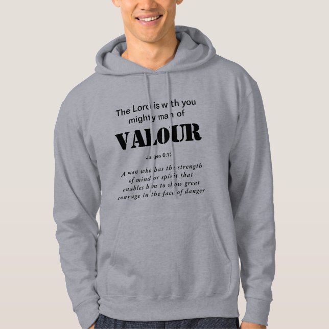 Veste À Capuche Élégant homme puissant de VALOR Christian (Devant)