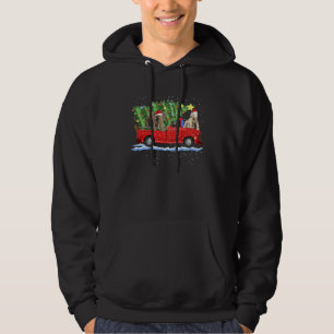 Veste À Capuche Elephant Rides Camion Rouge Noël Arbre de Noël
