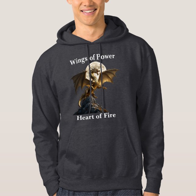 Veste À Capuche Élevage de dragon de fer (Devant)