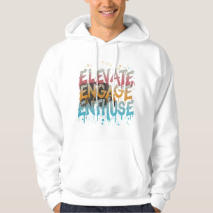 Veste À Capuche Élever, engager, enthousiasmer