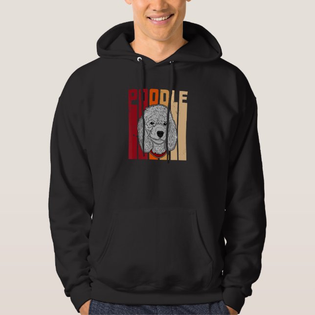 Veste À Capuche Éleveurs de chiens caniches Citation de propriétai (Devant)