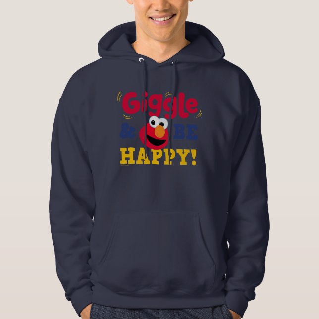 Veste À Capuche Elmo Rire et être Heureux (Devant)