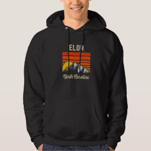 Veste À Capuche Elon North Carolina Retro City State Vintage Usa