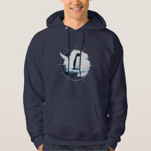 Veste À Capuche Emblème de Manchot de l'Antarctique – Conception d