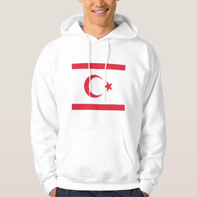 Veste À Capuche Emblème du pavillon de la République turque de Chy (Devant)